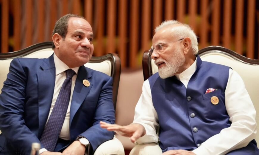 PM Modi Meets Egypt President El-Sisi