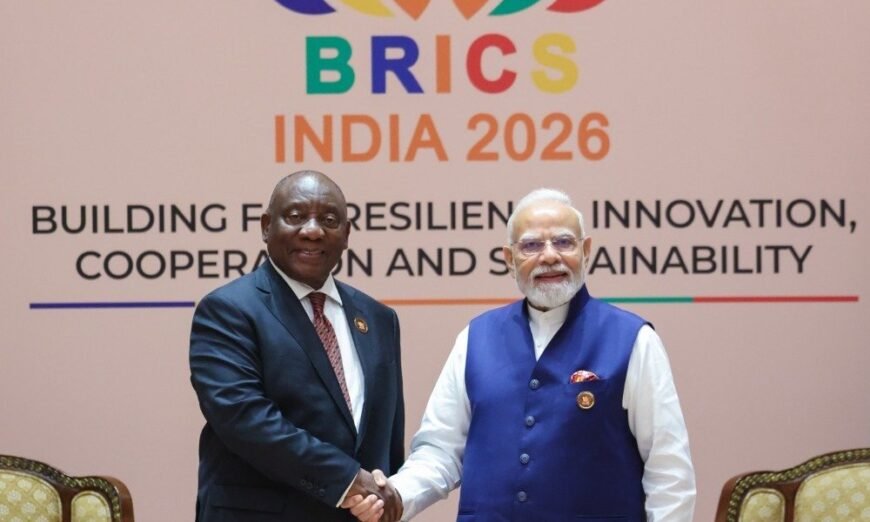 PM Modi Meets Cyril Ramaphosa