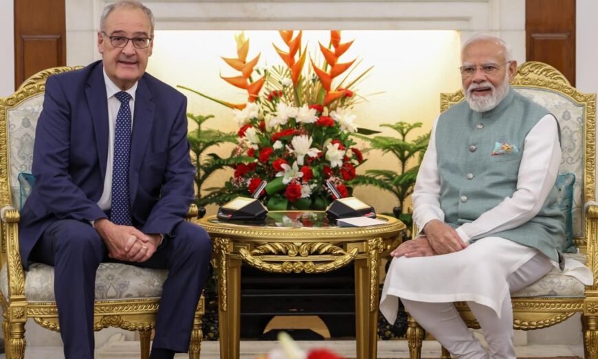 PM Modi Meets Swiss President