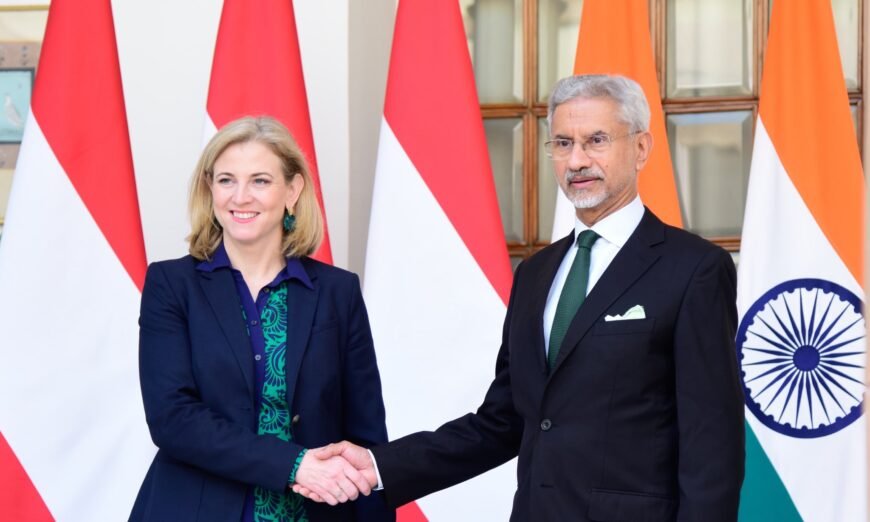 Jaishankar meets Austrian Foreign Minister